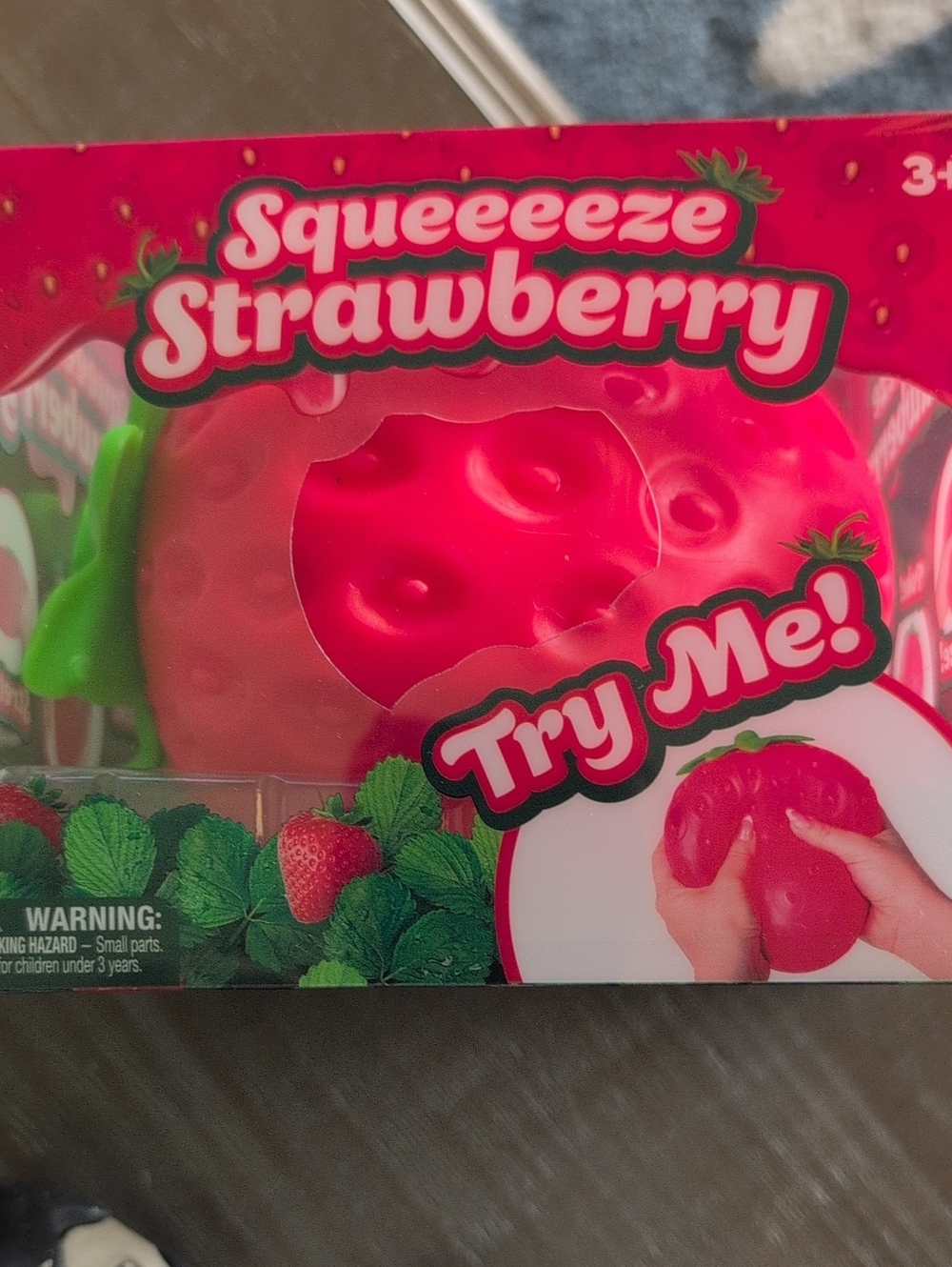 Strawberry Squish Squeeze # Viral Squishy